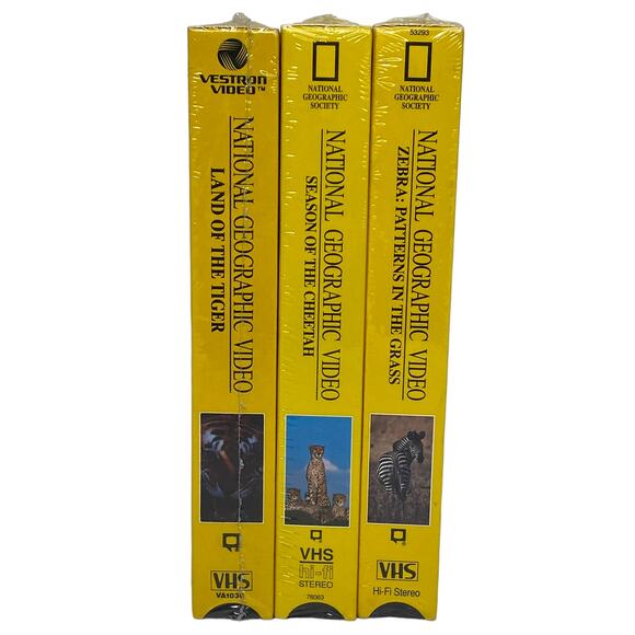 National Geographic VHS Bundle of 3 New Sealed - Picture 6 of 6